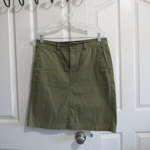 Olive Green Pendleton Skirt Size 10